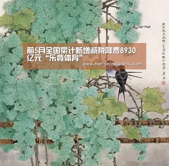 前5月全国累计新增减税降费8930亿元“乐竟体育”